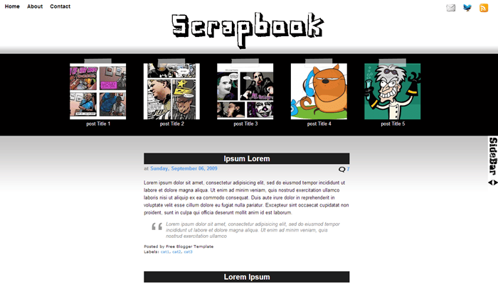 ScrapbookBloggerTemplate