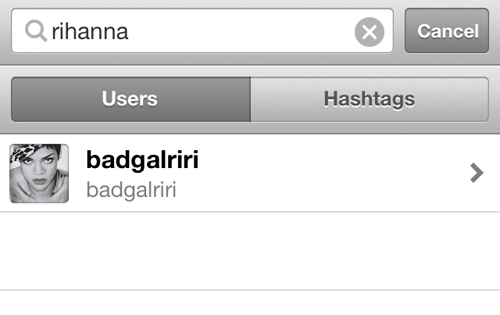 use the white search box to look for someone