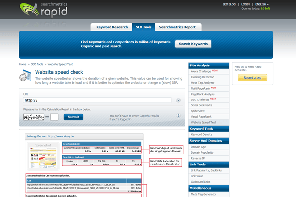 SearchMetrics