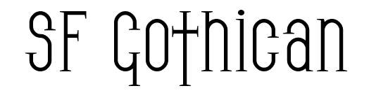 SFGothicanFont