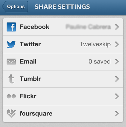 change settings