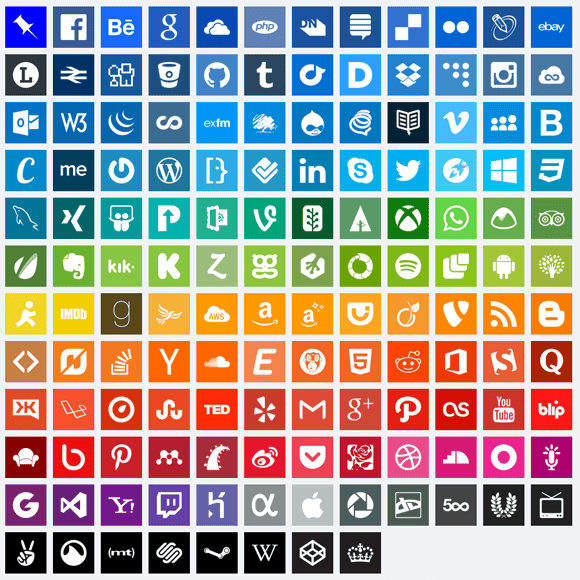 Simple Flat Icons