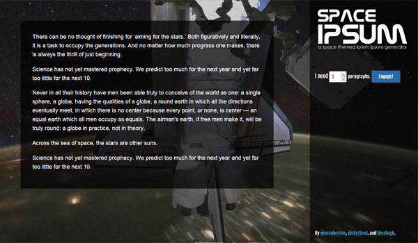 SpaceIpsum