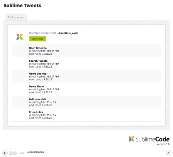 SublimeTweets