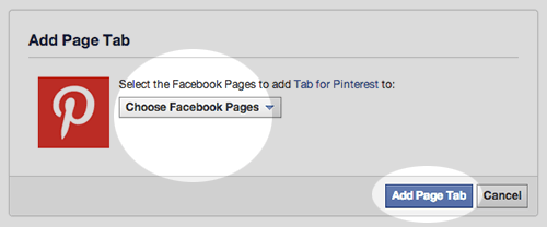 Add Page Tab
