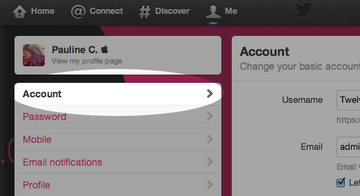 Account Option