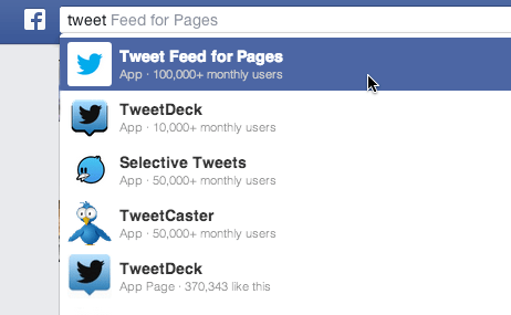 Tweet Feed For Page