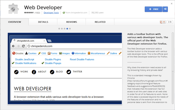 WebDeveloper