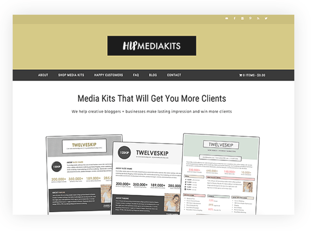 Media Kit Templates