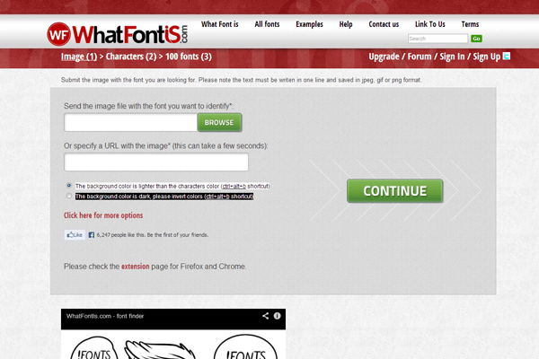 WhatFontIs