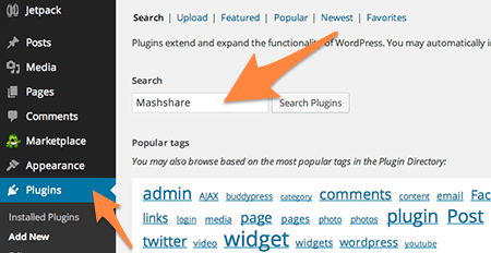 Search for Mashshare