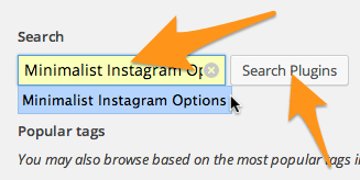 Search for Minimalist Instagram Options