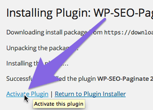 Activate the plugin