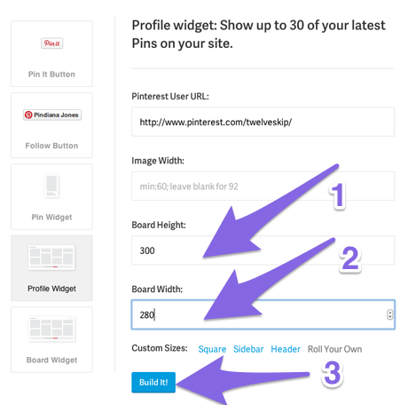 Add your custom height and width