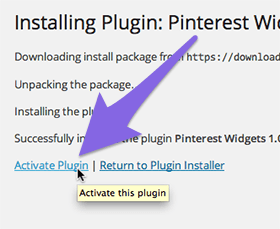 Activate the plugin
