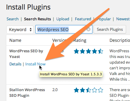 Type WordPress SEO
