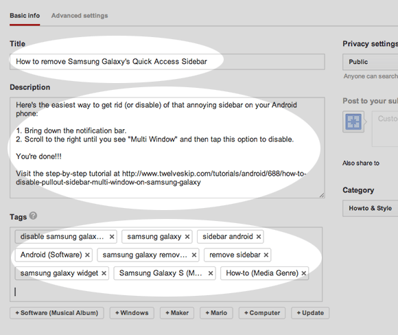 Youtube Editor