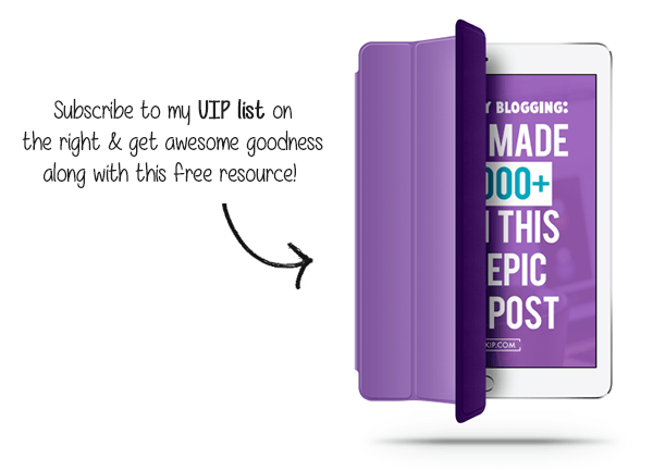 Sign up For our email list and you get awesome goodness!