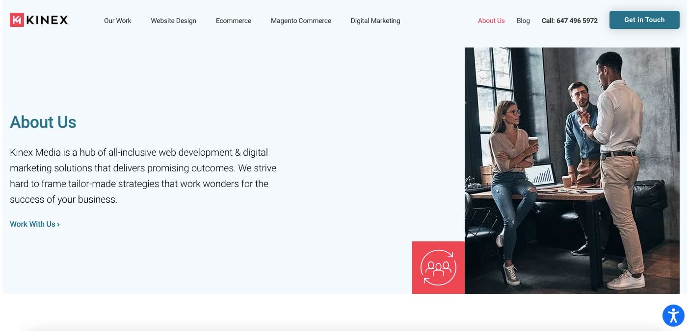 kinexmedia about us examples