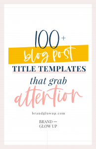 Blog Post Headline Title Templates