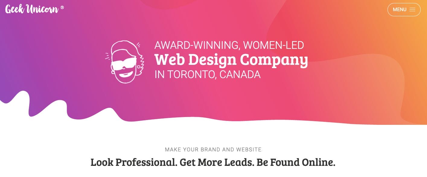 Geek Unicorn Website