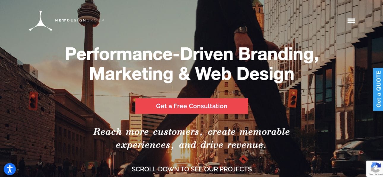 New Design Group Website Branding
