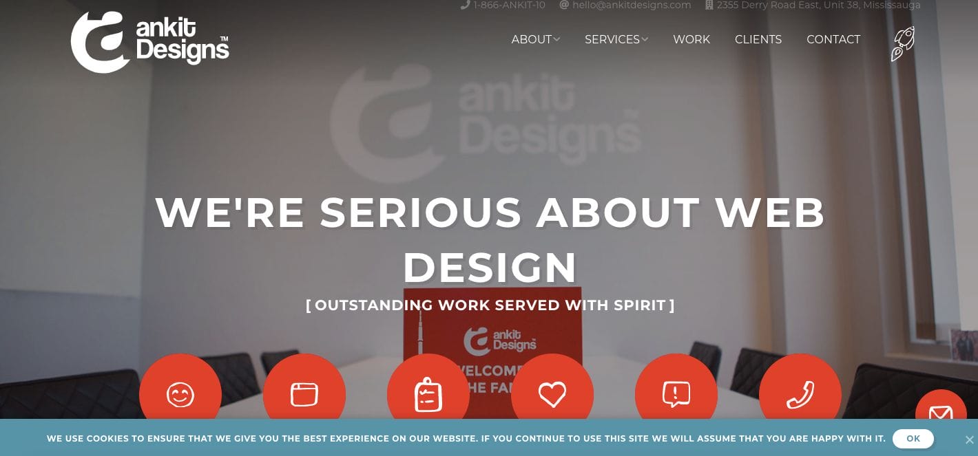 Ankit Designs Website