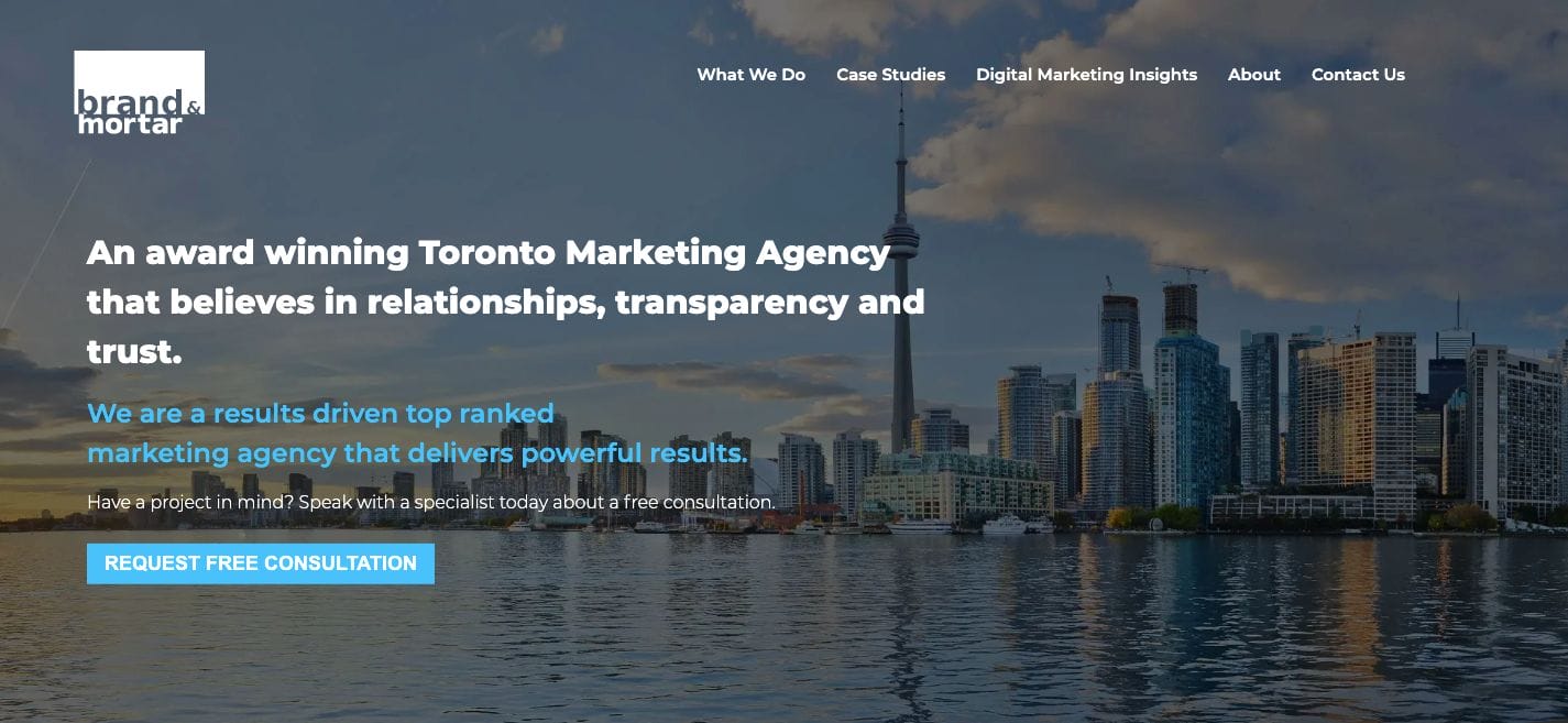 Brand & Mortar Website