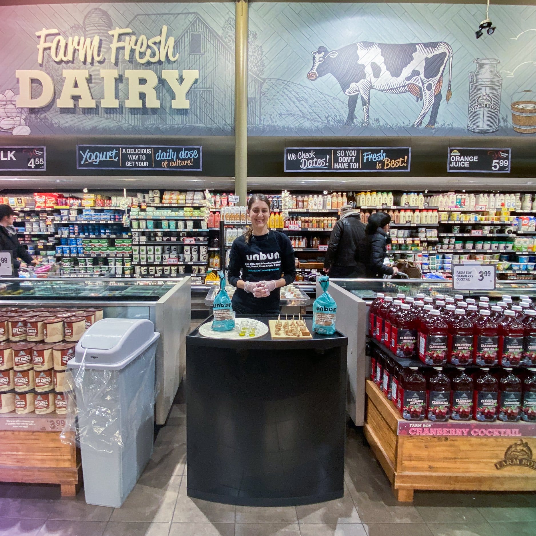 Reef Agency Activation in Supermarket