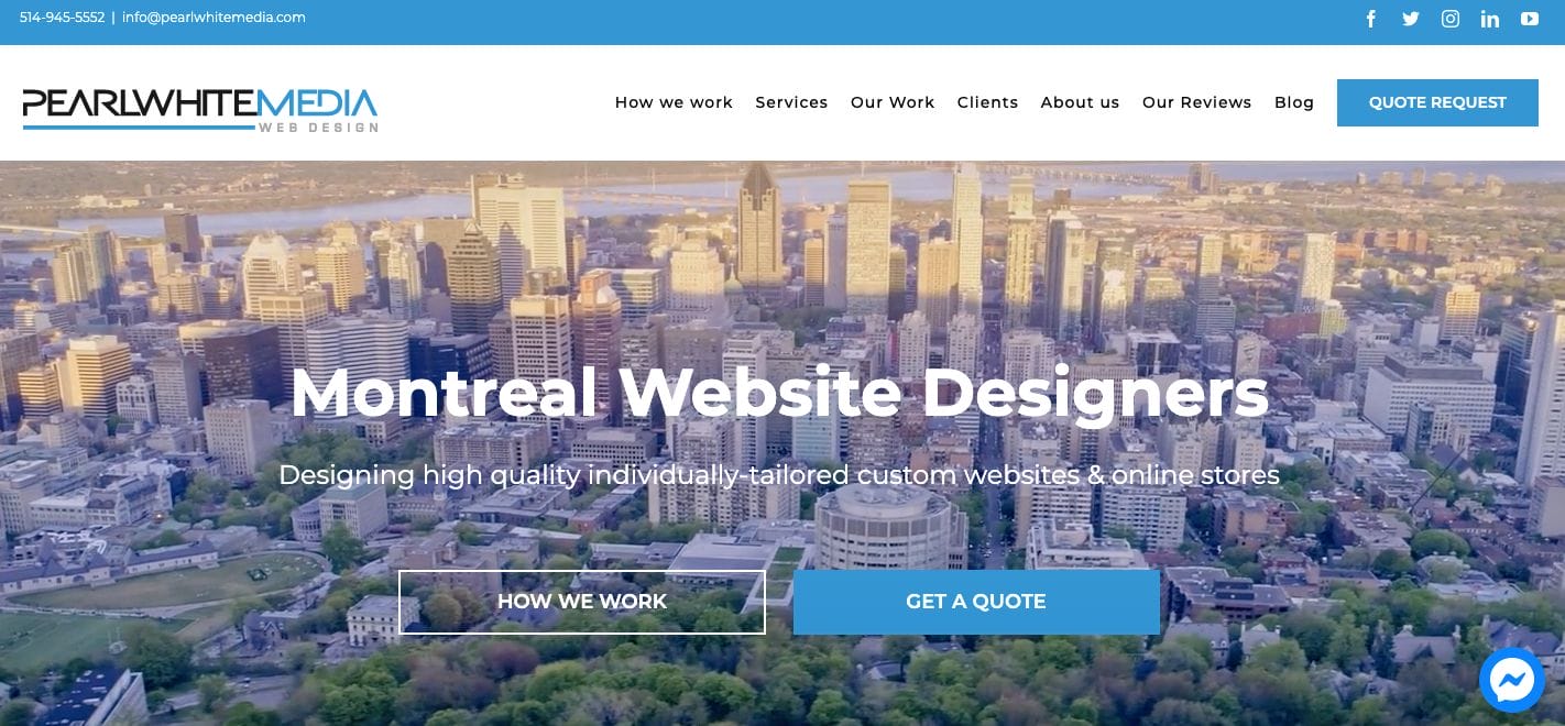 Pearl White Media Luxury Web Design Companies in Toronto