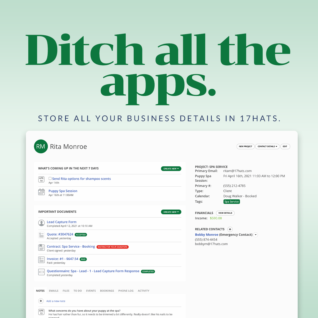 CRM for soloprenuers and small businesses
