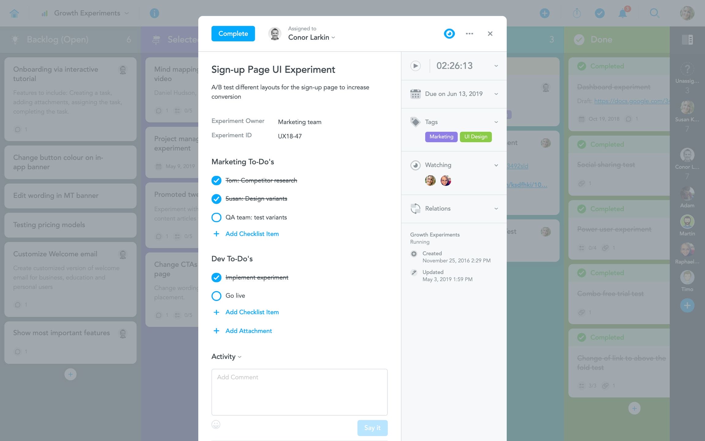team task management