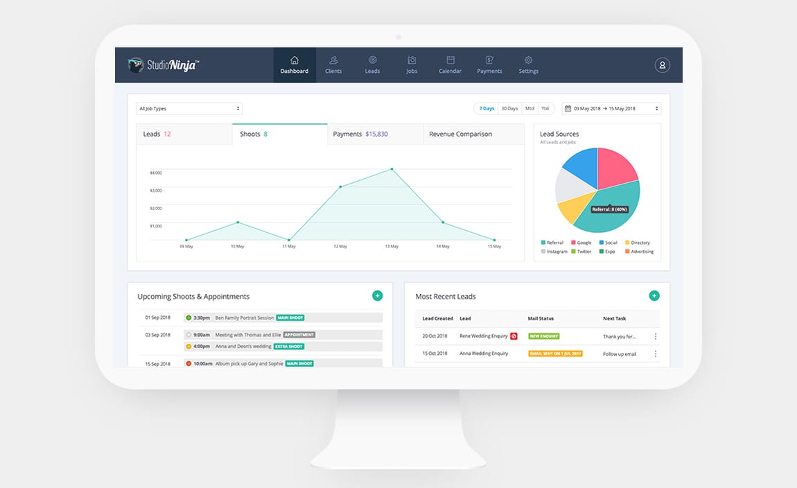 CRM fo wedding photographers