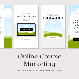 Online Course Marketing: Instagram Story Templates