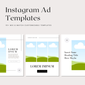 Instagram Ad Portrait Templates