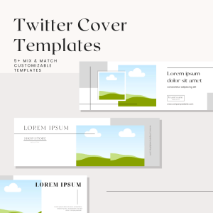 Twitter Cover Templates