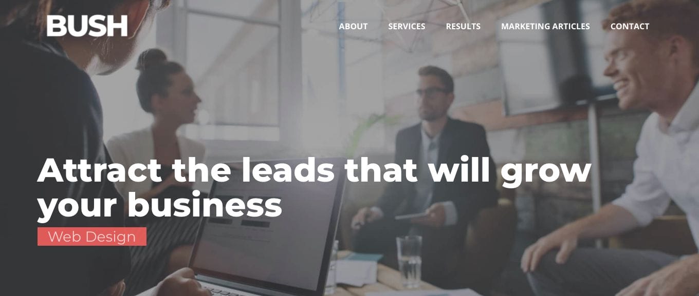 Bush Marketing Web Designers for Photographers
