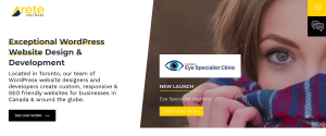 arete software WordPress Web Designers in Toronto