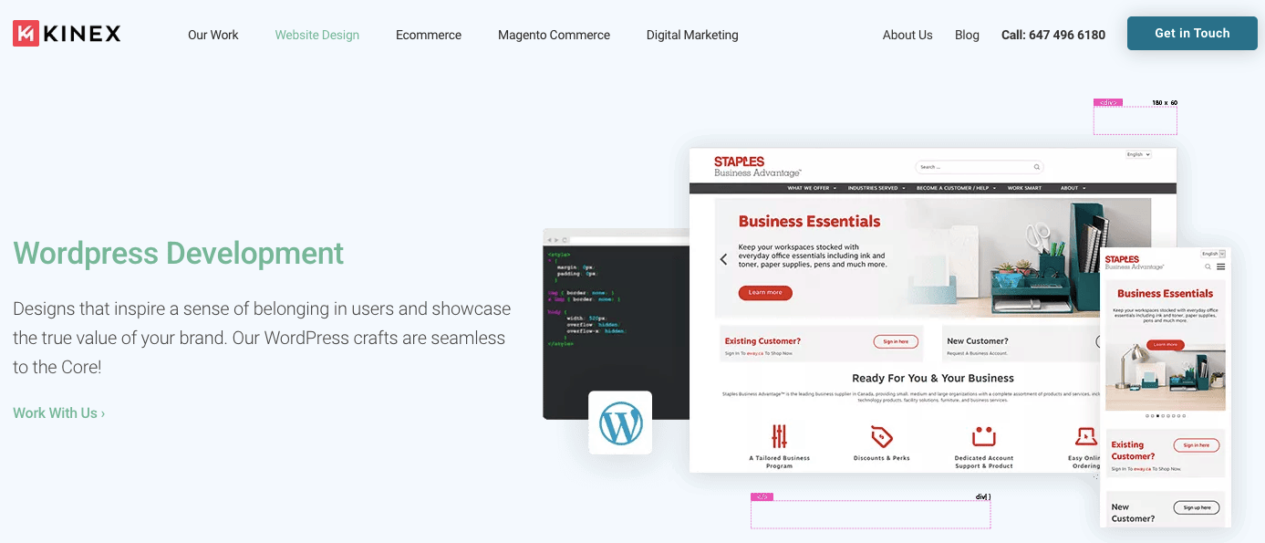 kinex media WordPress Web Designers in Toronto