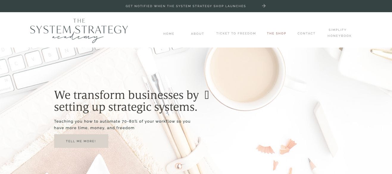 system strategy Honeybook Experts