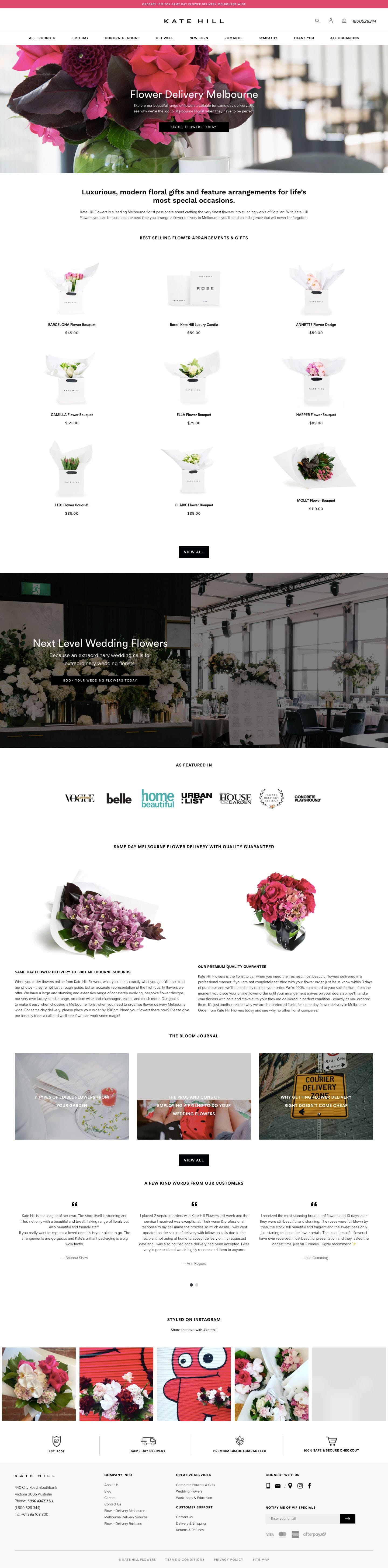 Kate Hill wedding florist