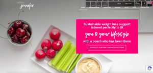 coaching by jennifer weight loss coach website