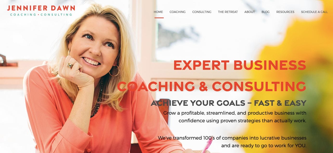 jennifer dawn Financial Loss Coaching Websites