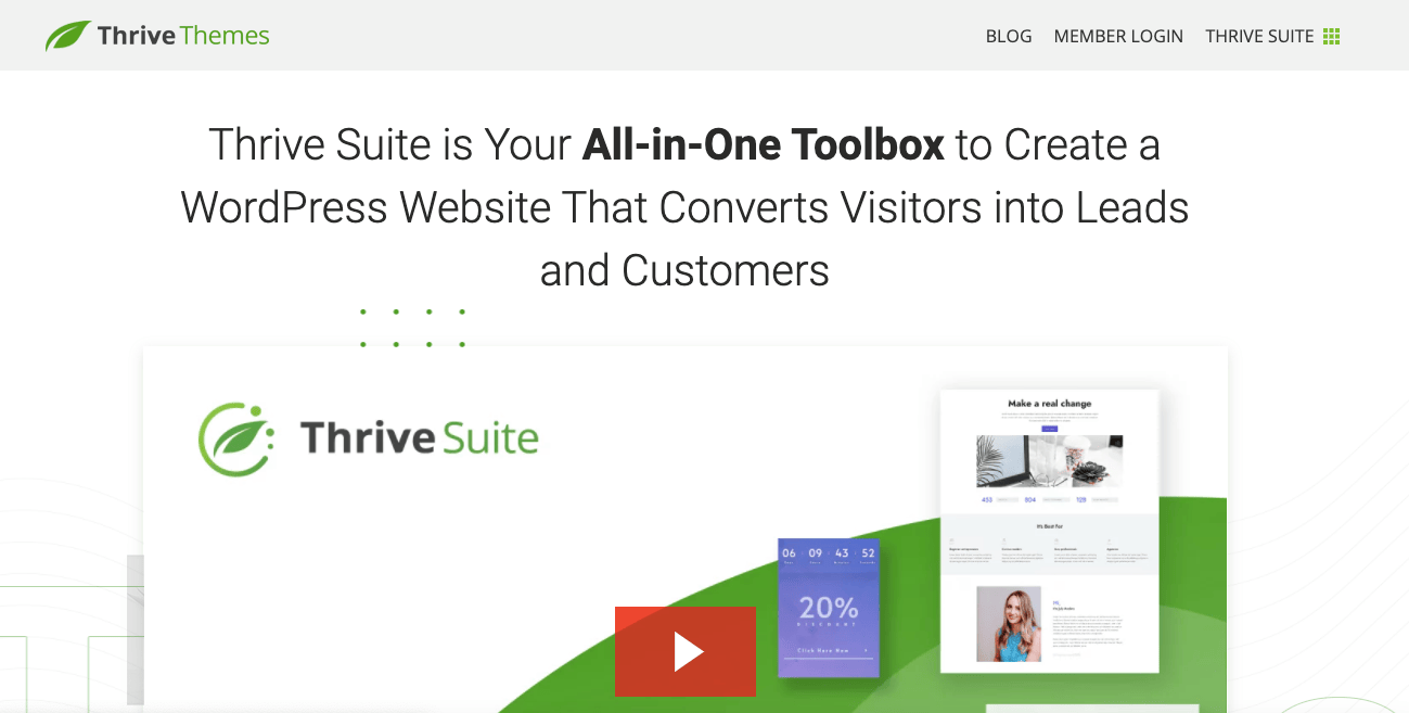 thrive themes sales funnel builder