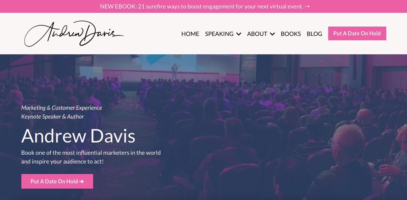 andrew davis public speaker