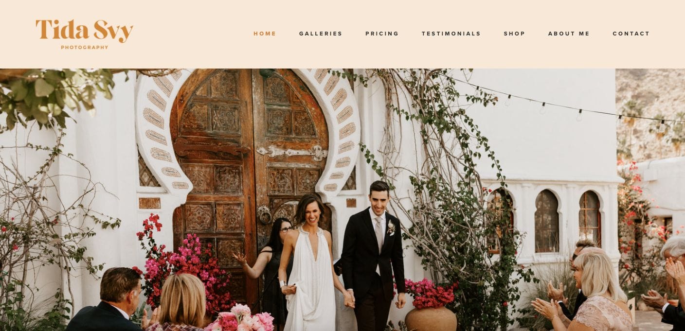 tida svy photography website inspiration