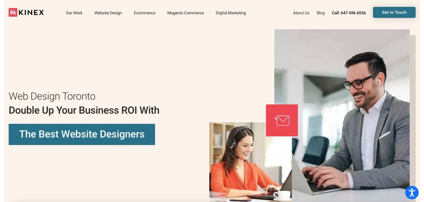 kinex media web design canada