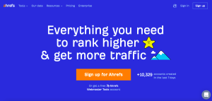 Ahrefs Search Engine Optimization Marketing Tools