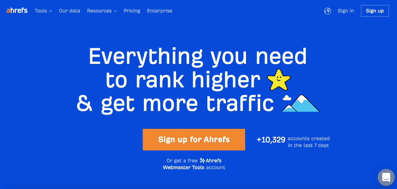 Ahrefs Search Engine Optimization Marketing Tools