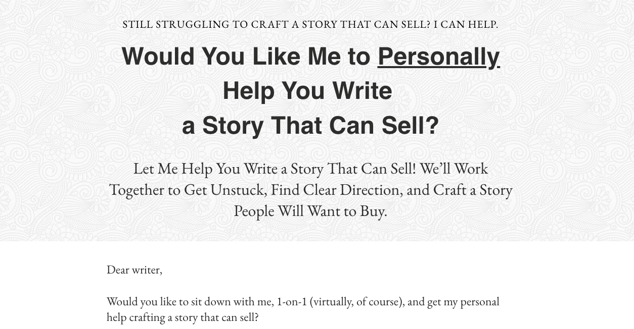 Anne Helmstadter Kajabi Landing Page Inspiration